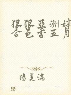 狠狠亚洲婷婷综合色香五月加勒比封面