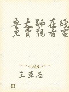 鲁大师在线影视免费观看电视剧在线封面