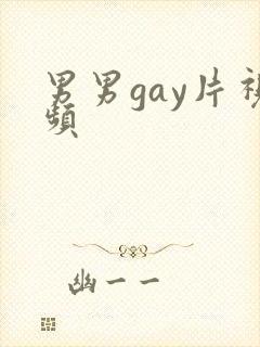 男男gay片视频