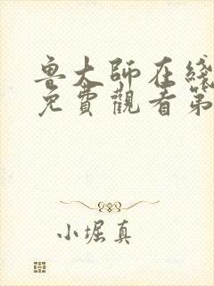 鲁大师在线观看免费观看第一季电视封面