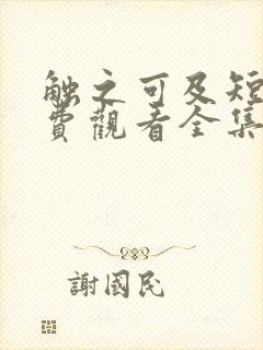 触之可及短剧免费观看全集高清