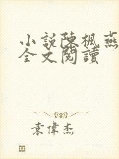 小说陈枫燕清羽全文阅读