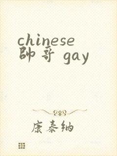 chinese帅哥 gay