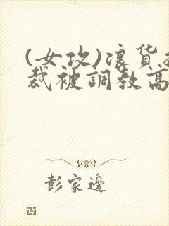 (女攻)浪货总裁被调教高h封面