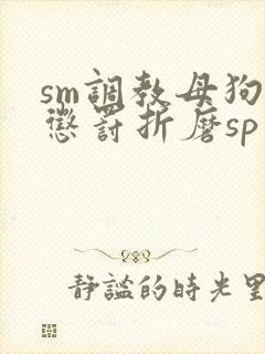sm调教母狗虐惩罚折磨sp小说