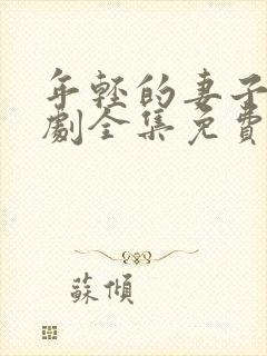 年轻的妻子电视剧全集免费观看高清封面