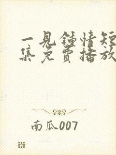 一见钟情短剧全集免费播放