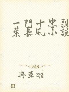 一门十忠烈叶凡叶长风小说名字