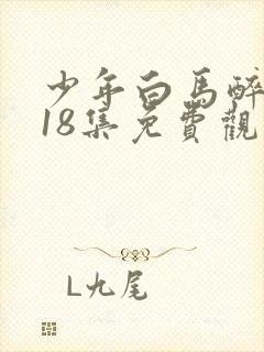 少年白马醉春风18集免费观看封面