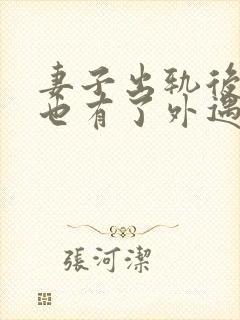 妻子出轨后丈夫也有了外遇封面