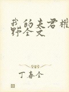 我的夫君权倾朝野全文