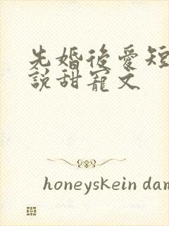 先婚后爱短篇小说甜宠文
