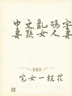 中文乱码字幕人妻熟女人妻