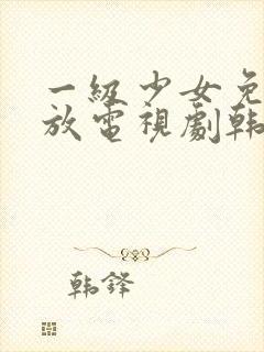 一级少女免费播放电视剧韩剧大全在