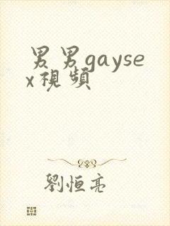男男gaysex视频