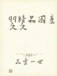 99精品国产久久久