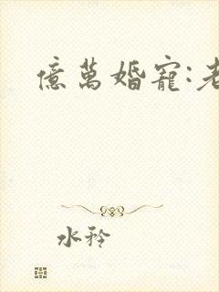 亿万婚宠:老婆