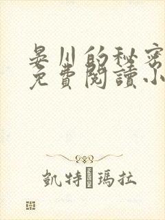 晏川的秘密全文免费阅读小说