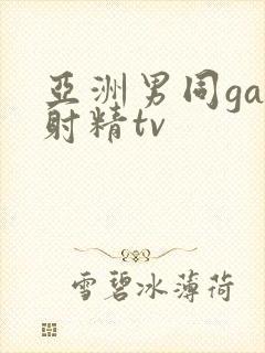亚洲男同gay射精tv封面
