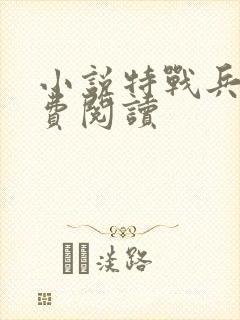 小说特战兵王免费阅读