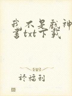 我不是戏神电子书txt下载