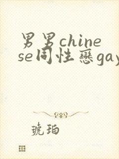 男男chinese同性恋gay.xxx