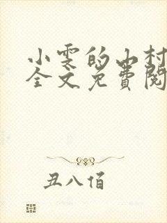 小雯的山村生活全文免费阅读最新章节