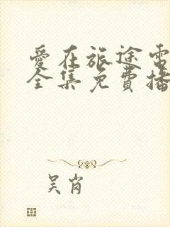 爱在旅途电视剧全集免费播放