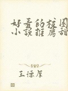 好看的校园言情小说推荐甜宠文