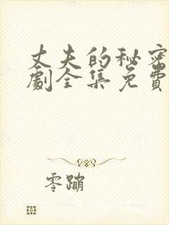 丈夫的秘密电视剧全集免费观看封面