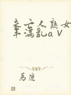 未亡人熟女人妻丰满乱a∨