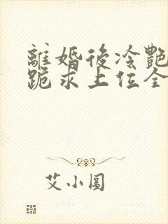 离婚后冷艳前妻跪求上位全集