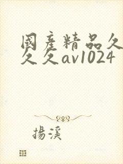 国产精品久久久久久av1024