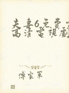夫妻6免费完整高清电视剧看