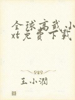 全球高武小说txt免费下载