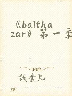 《balthazar》第一季高清完整版在线封面