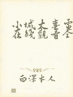 小城大事电视剧在线观看全集免费高清