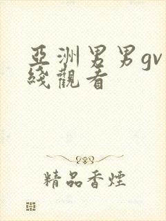 亚洲男男gv在线观看
