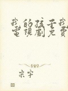 我的孩子我的家电视剧免费观看