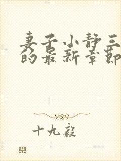 妻子小静三部曲的最新章节