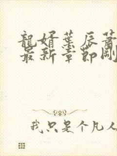 龙婿叶辰萧初然最新章节刚刚更新封面