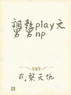 调教play文男男np
