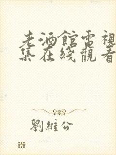 老酒馆电视剧全集在线观看免费高清