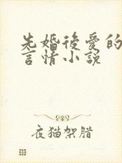 先婚后爱的古代言情小说