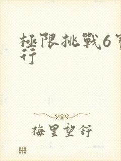 极限挑战6宝藏行封面