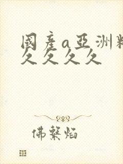 国产a亚洲精品久久久久