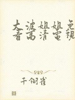 大波姐姐免费观看高清电视剧韩剧一共多少集