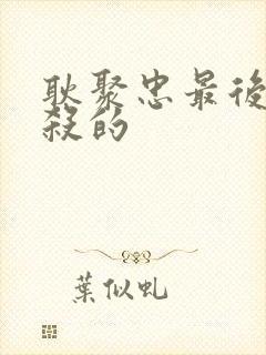 耿聚忠最后被谁杀的