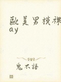 欧美男模裸体gay封面