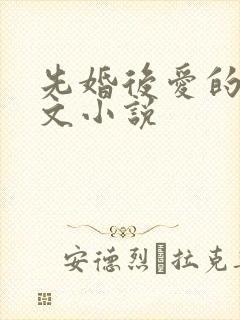 先婚后爱的甜宠文小说